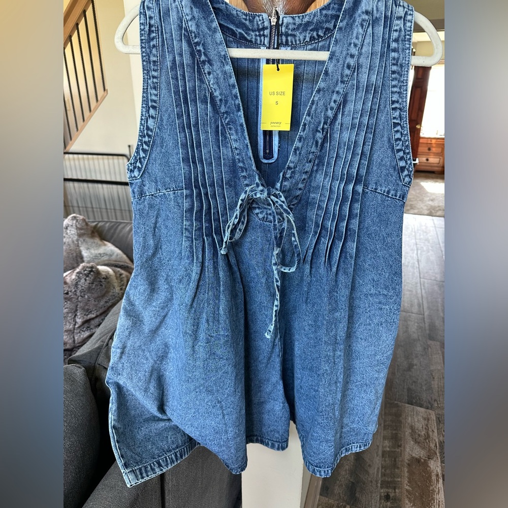 Denim Style Romper